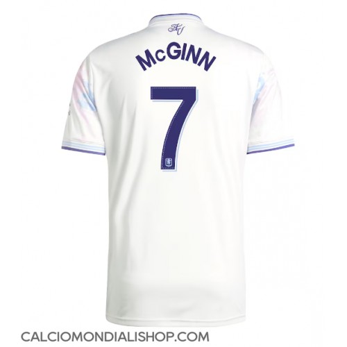 Maglie da calcio Aston Villa John McGinn #7 Terza Maglia 2025-26 Manica Corta
